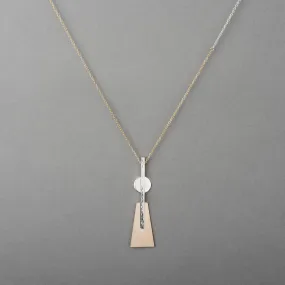 MOONTOWER TWO-TONE NECKLACE