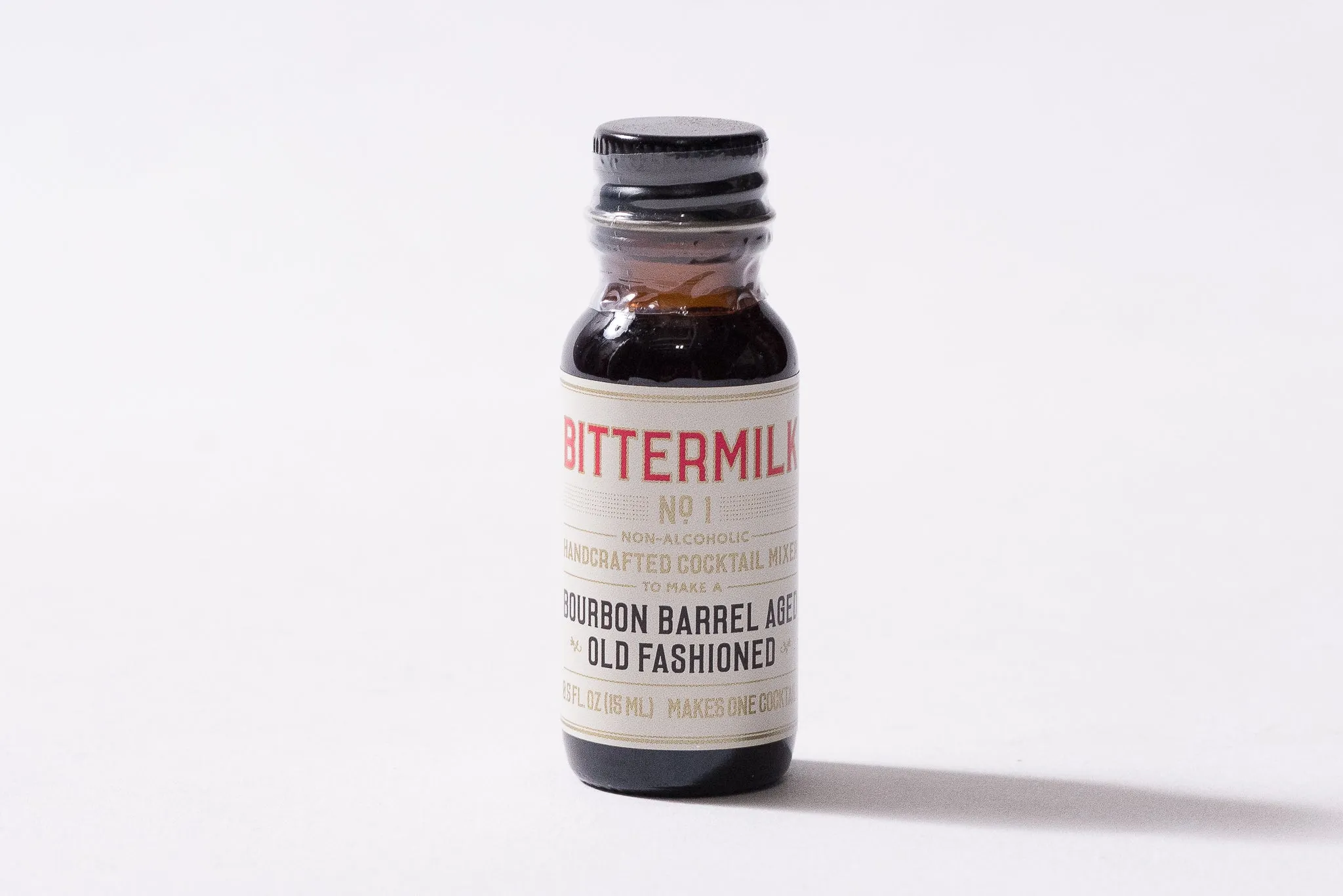 No.1 Single Serve | Bourbon Barrel Aged Old Fashioned | Bittermilk Crafted Cocktail Mix