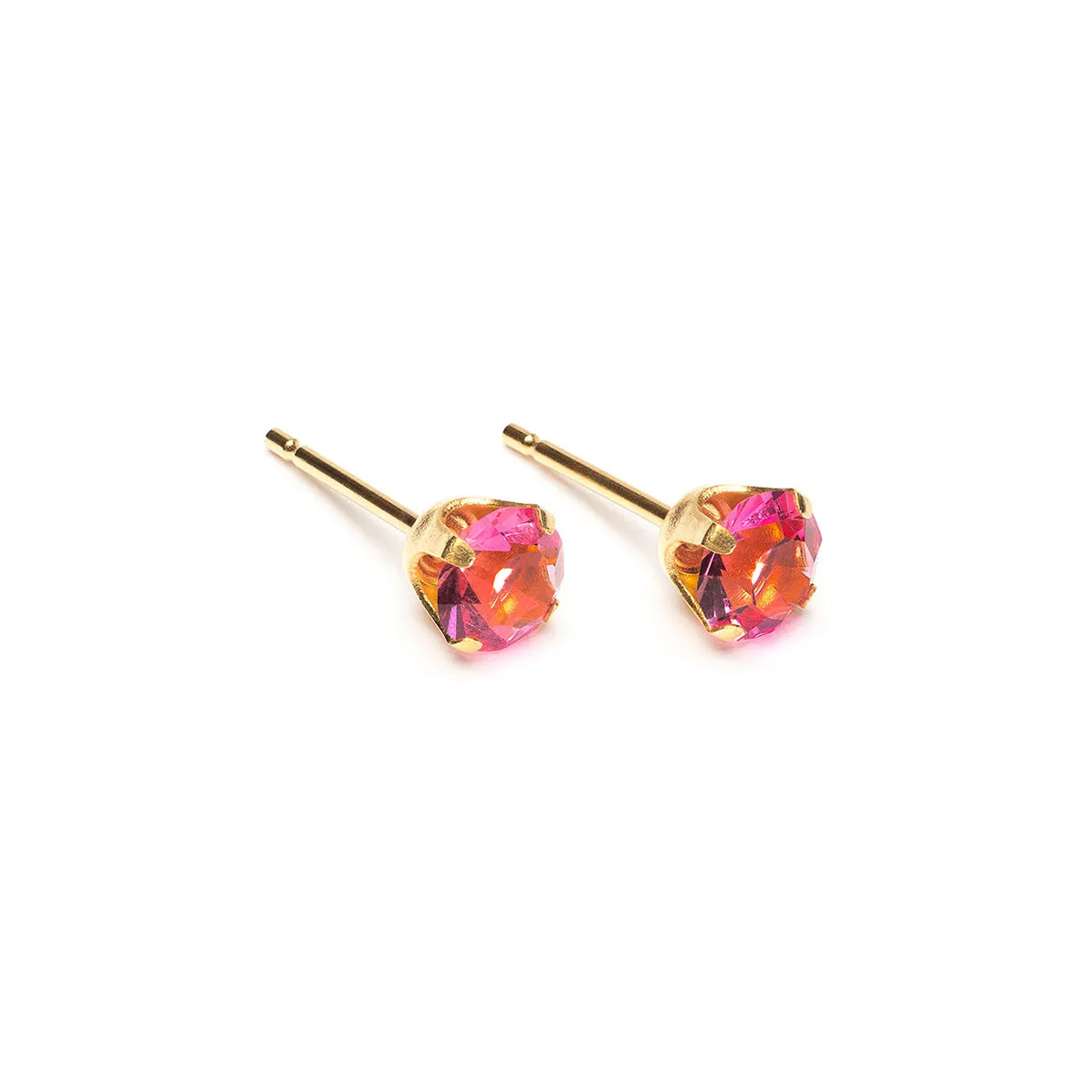 October Birthstone 5mm Earrings