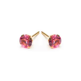 October Birthstone 5mm Earrings