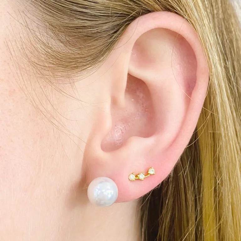 Pearl Stud Earrings