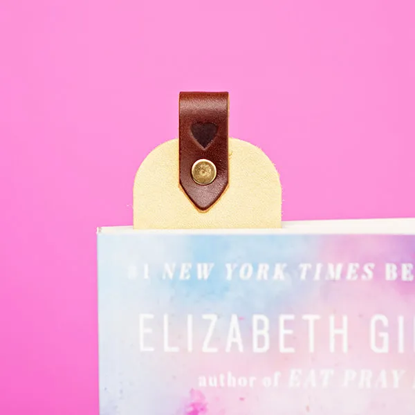Personalized Leather Bookmark