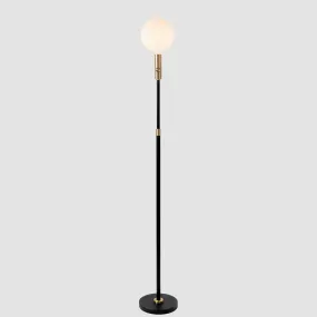 Poise Adjustable Floor Lamp in Brass   Sphere V