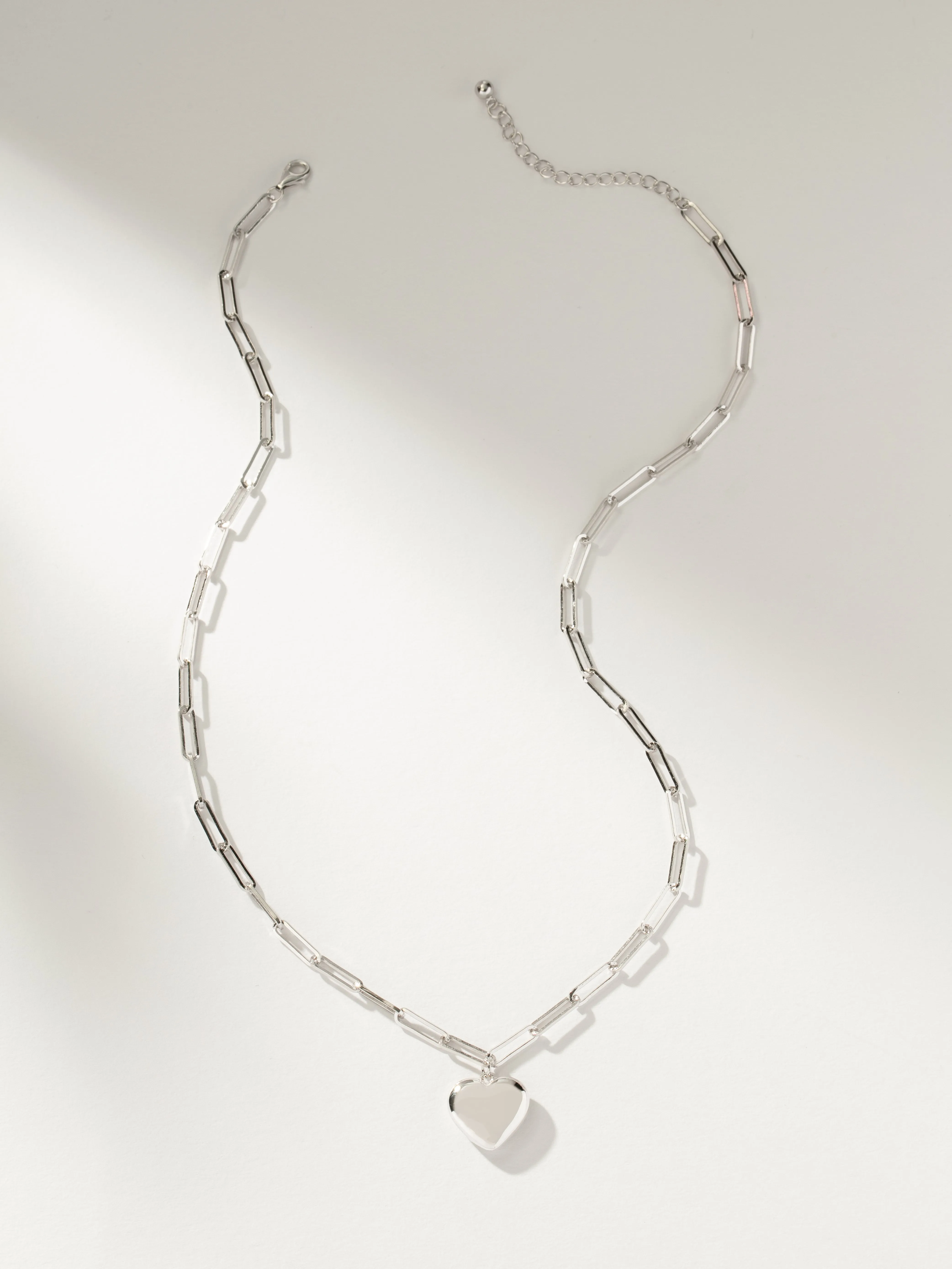 Puffy Heart Pendant Necklace