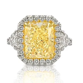 Radiant Cut Diamond Ring, 5 CT