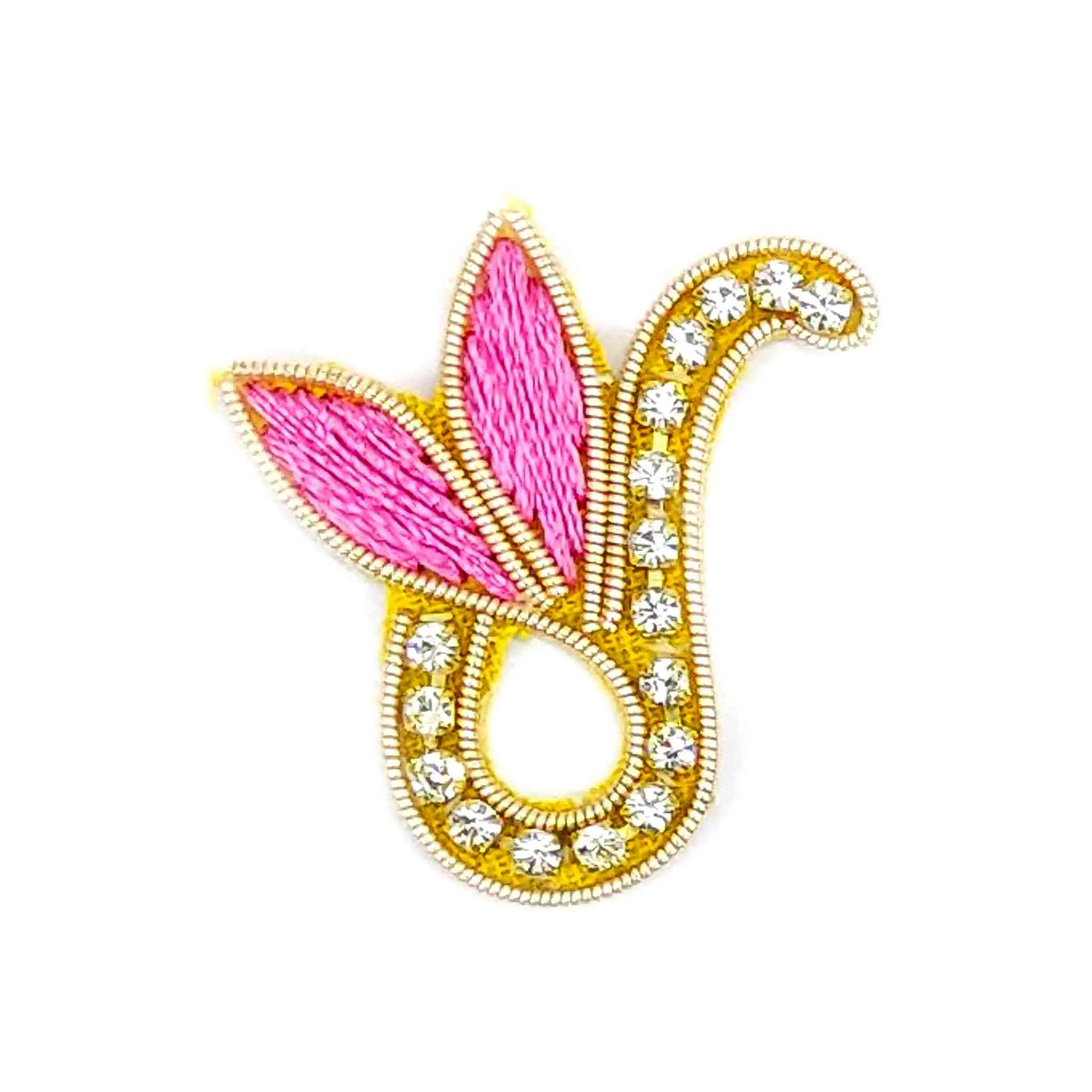 Rhinestone Designer Buti for DIY Craft, Trousseau Packing or Decoration - 11252