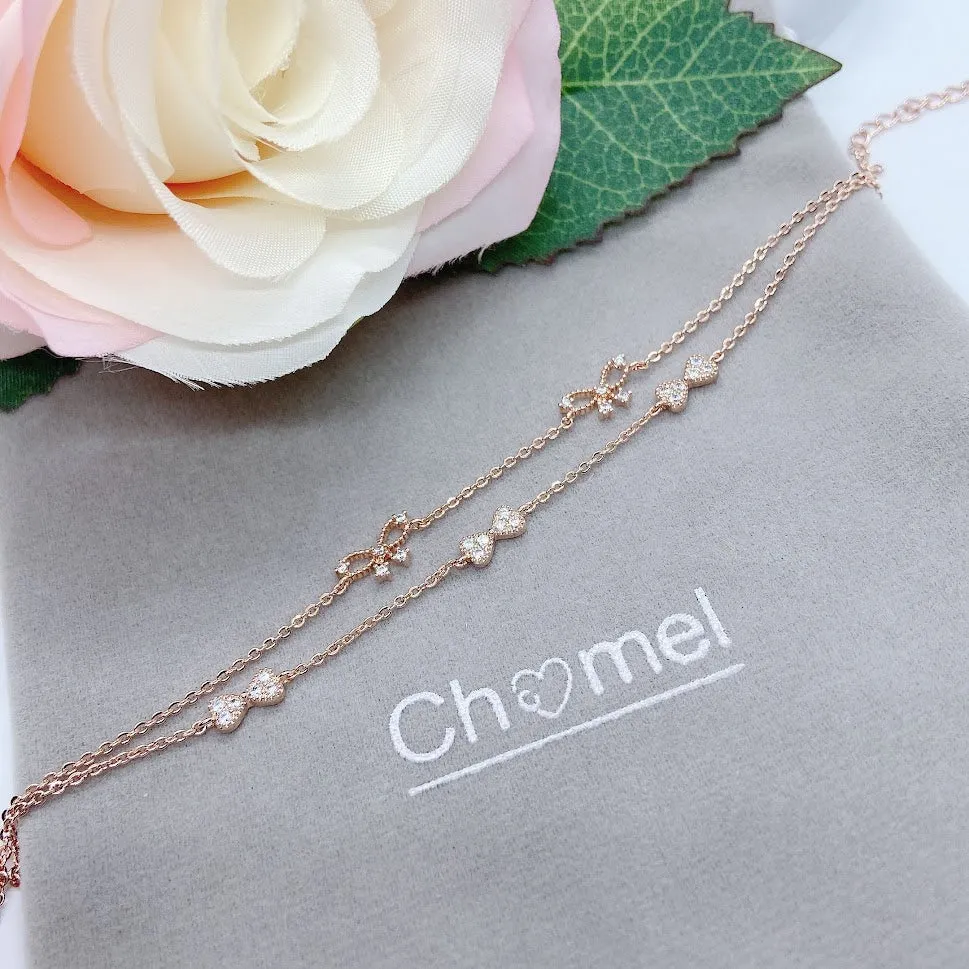Ribbon Cubic Zirconia Bracelet