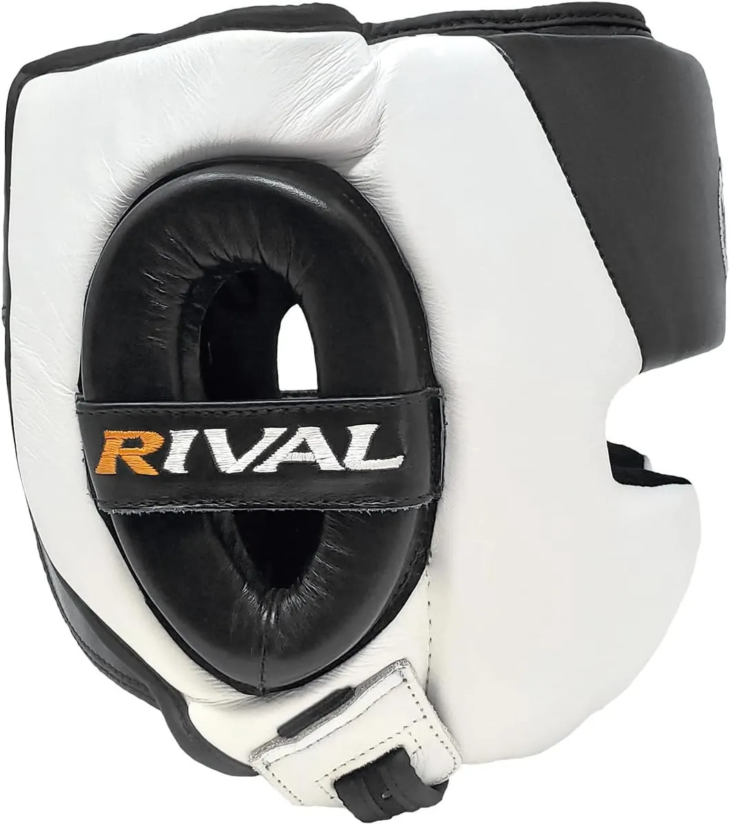 RIVAL Boxing RHG30 Mexican Headgear - Big Cheek Protectors for Optimal Nose and Eye Protection, Microfiber Inner Lining