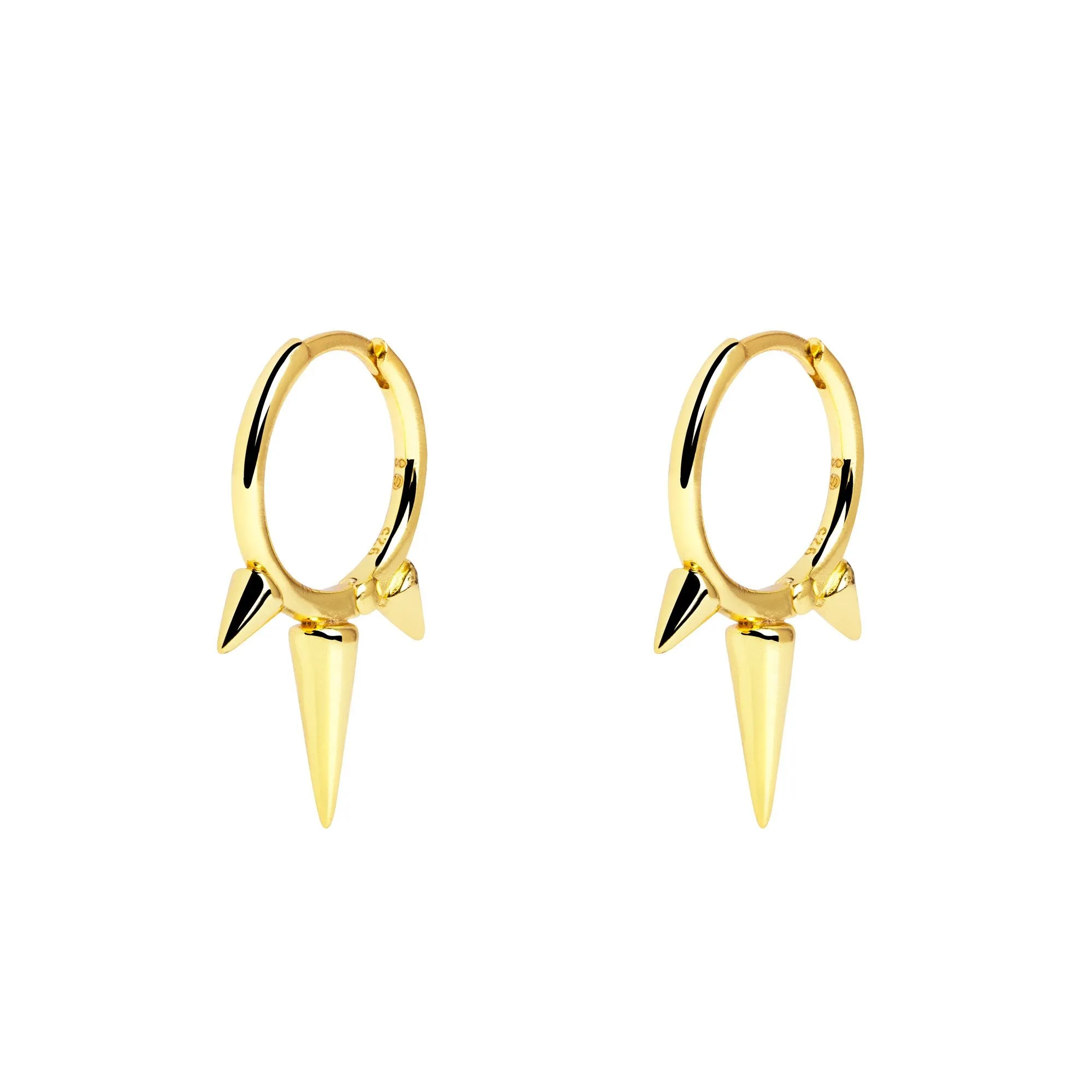 Rolling Gold Earrings