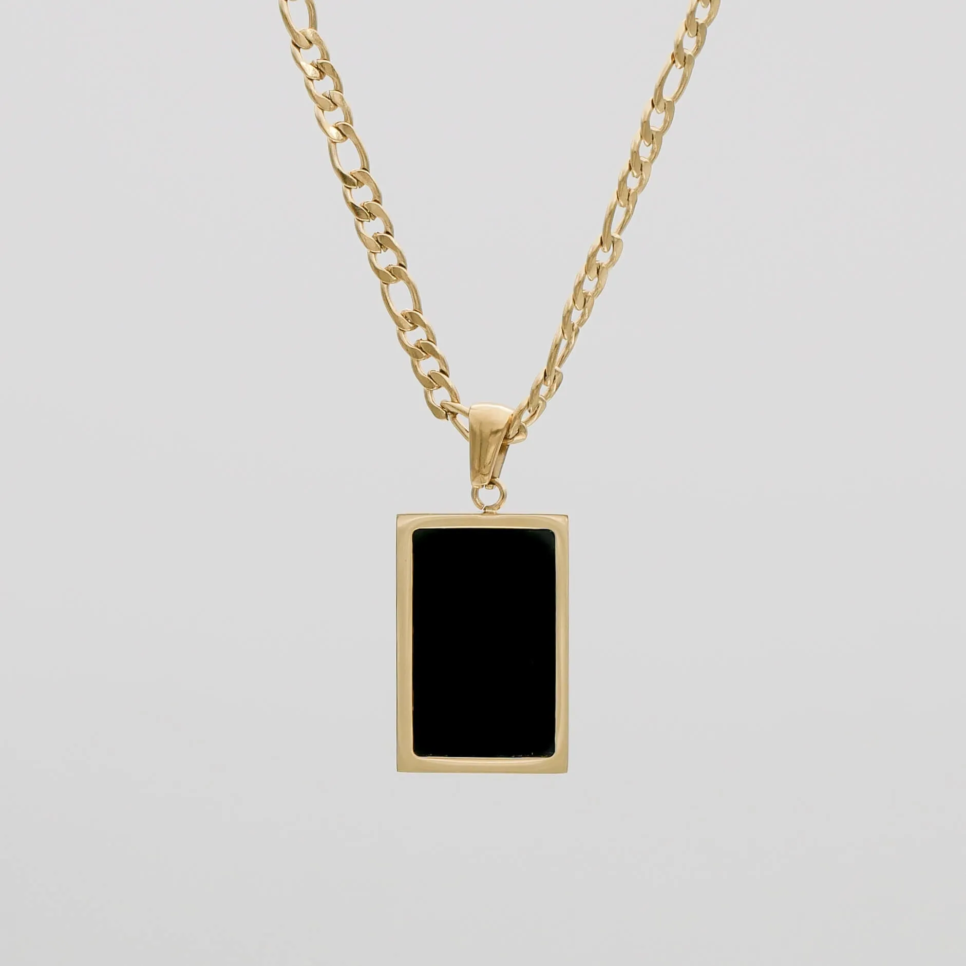 Saraya Onyx Tablet Necklace
