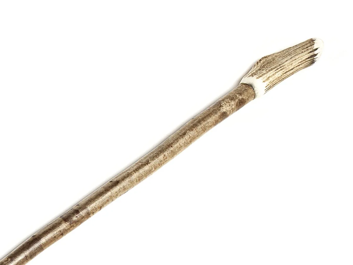 Shoulder Height Hazel Stick with Stag Handle