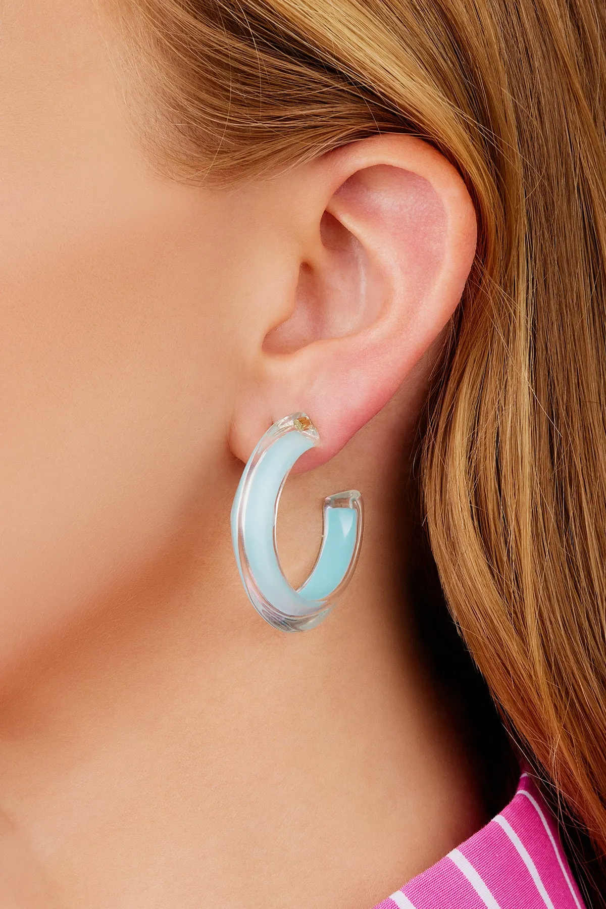 Small Lucite Jelly Hoop™ Earrings