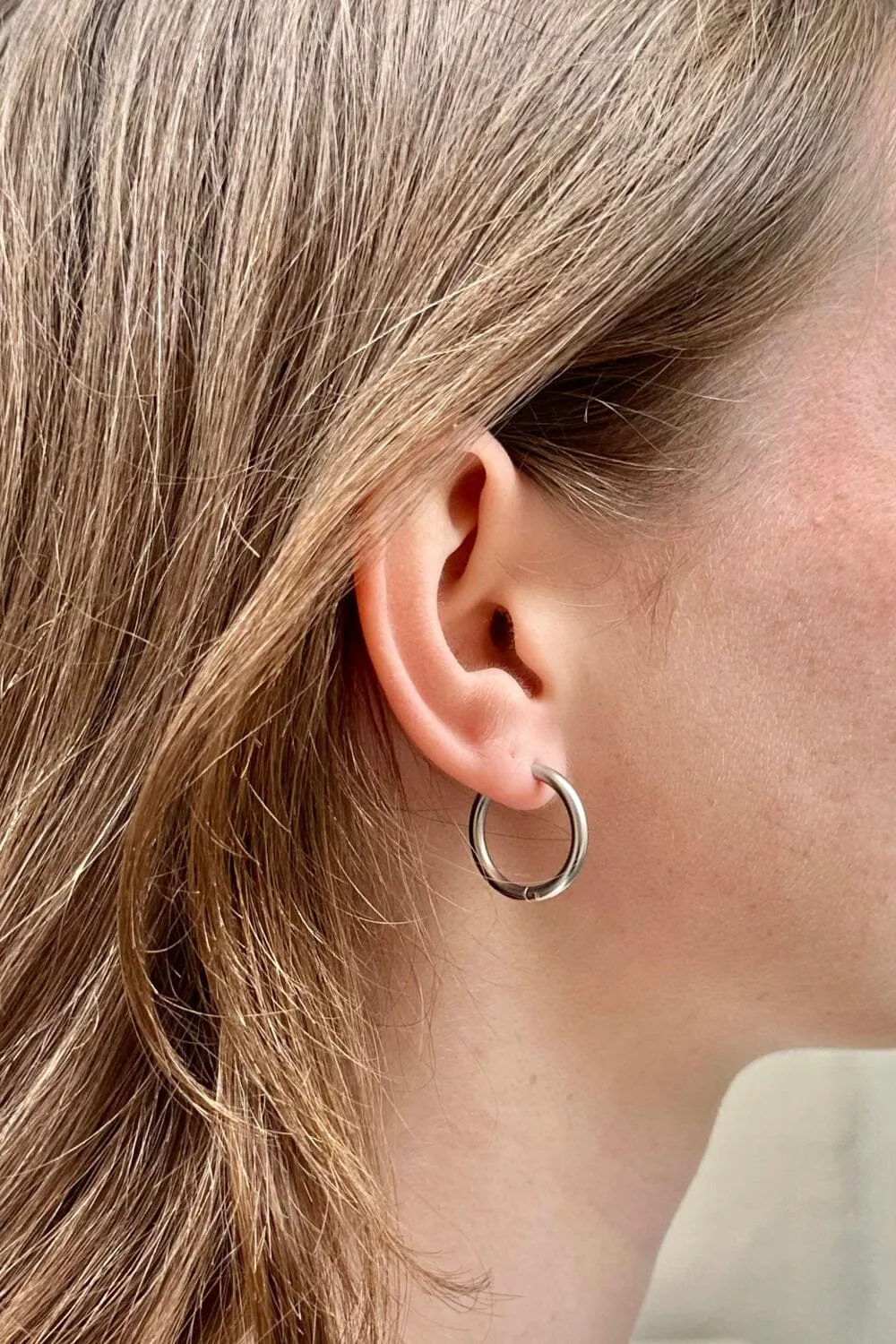 Stainless Steel Hoop Earrings