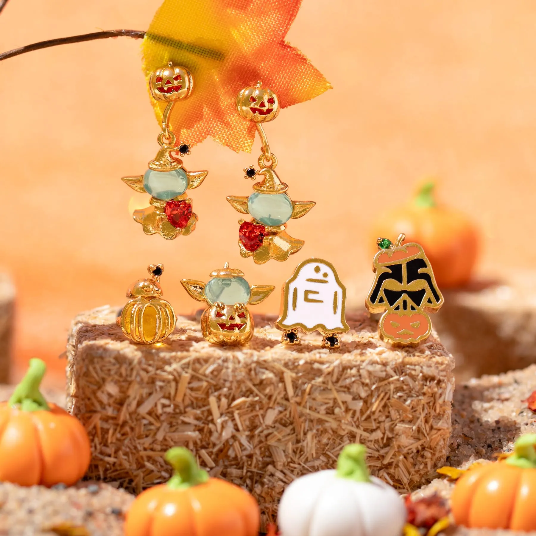 Star Wars™ Grogu™ Pumpkin Studs