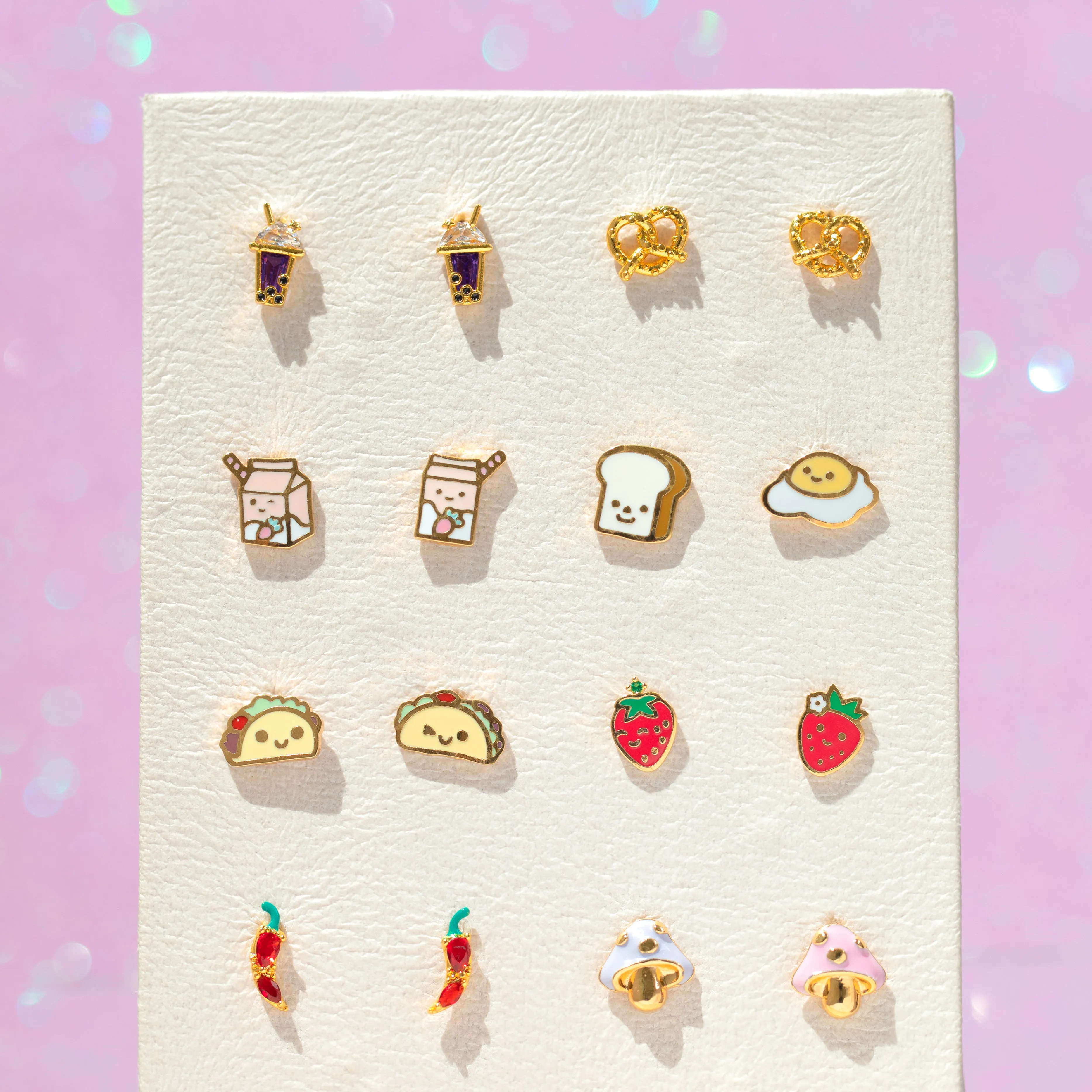 Strawberry Fields Studs