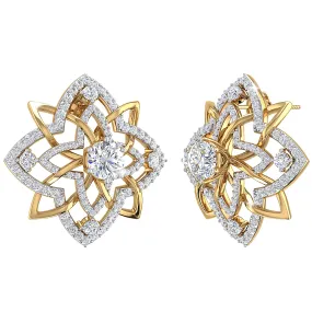 THE MANDALA SOLITAIRE STUDS