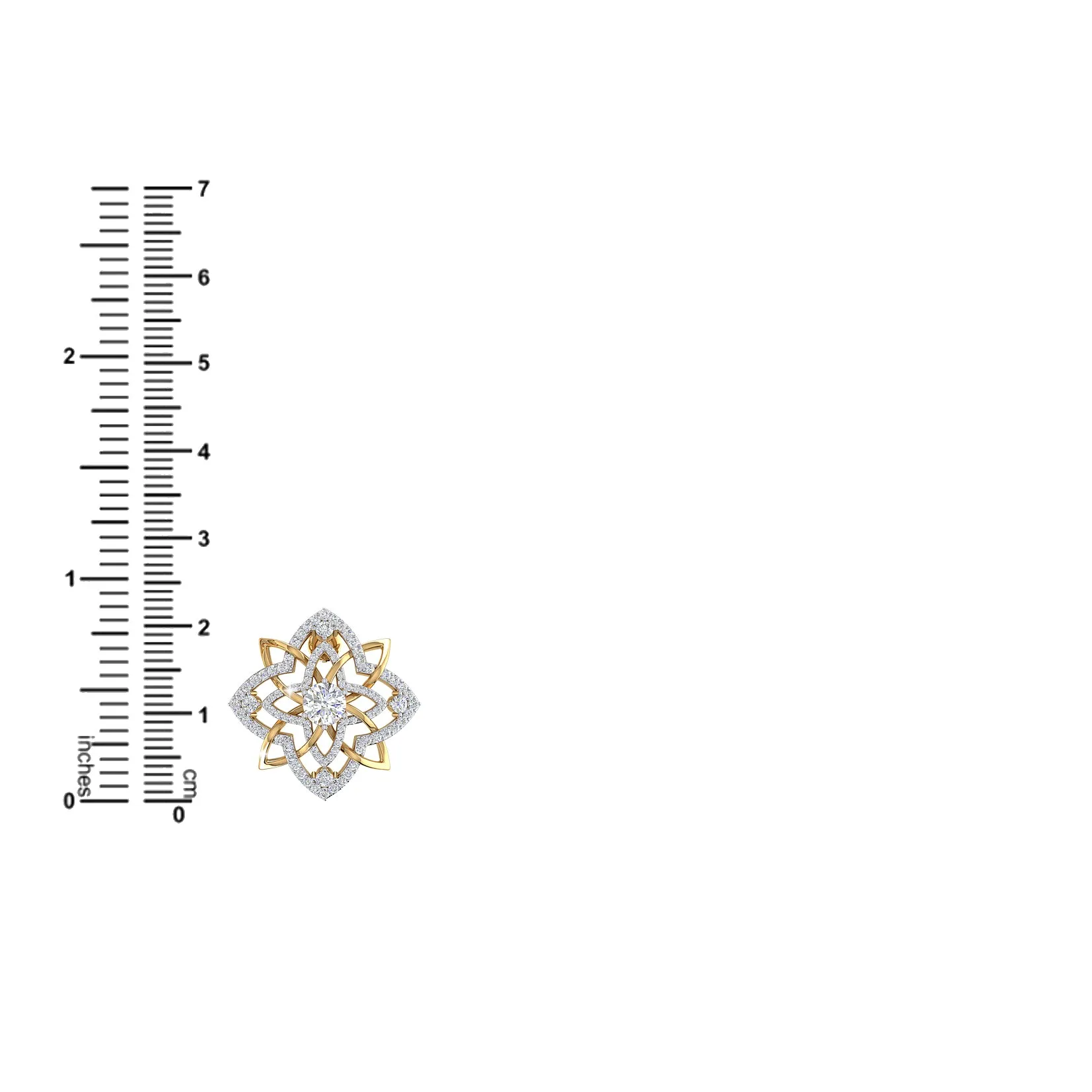 THE MANDALA SOLITAIRE STUDS