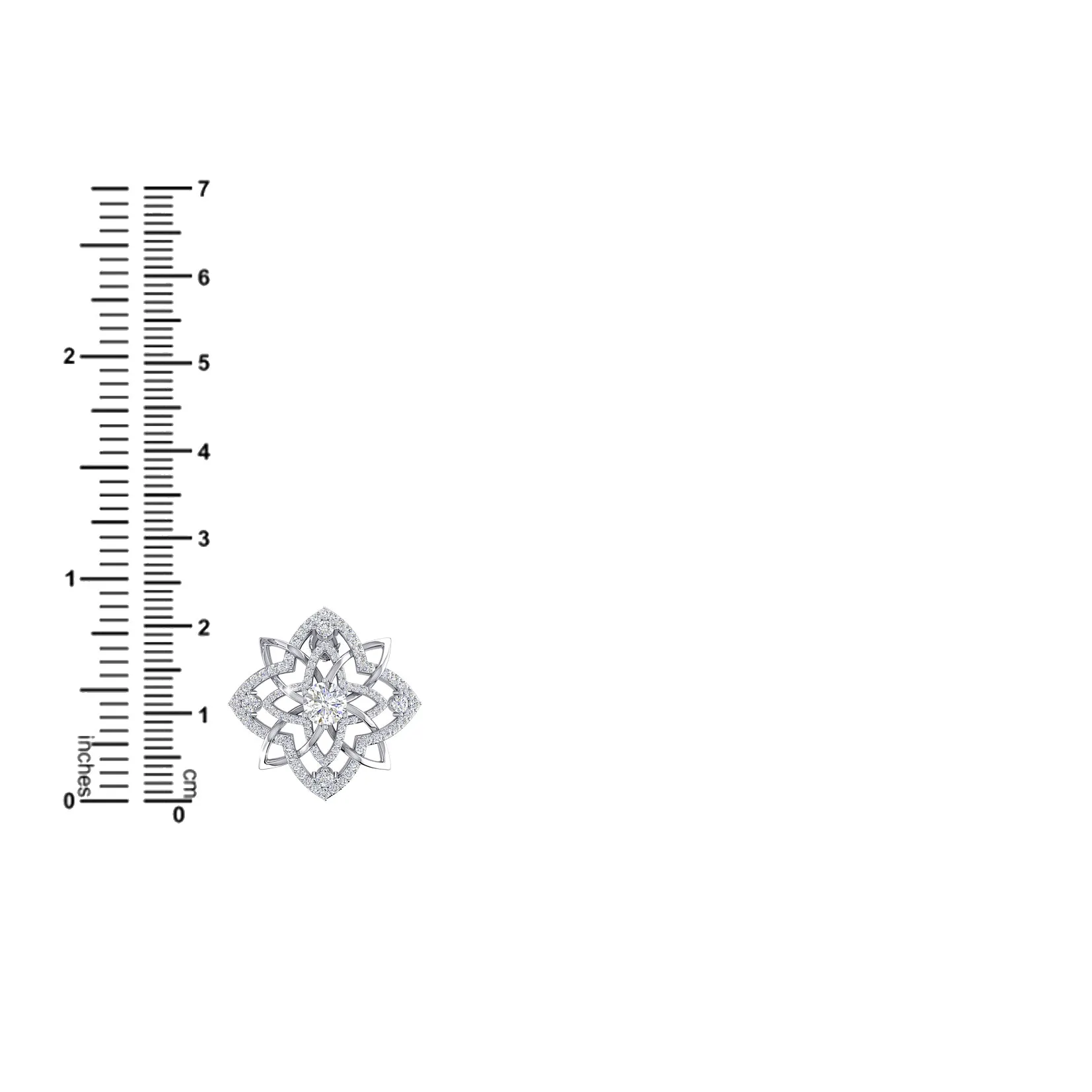 THE MANDALA SOLITAIRE STUDS