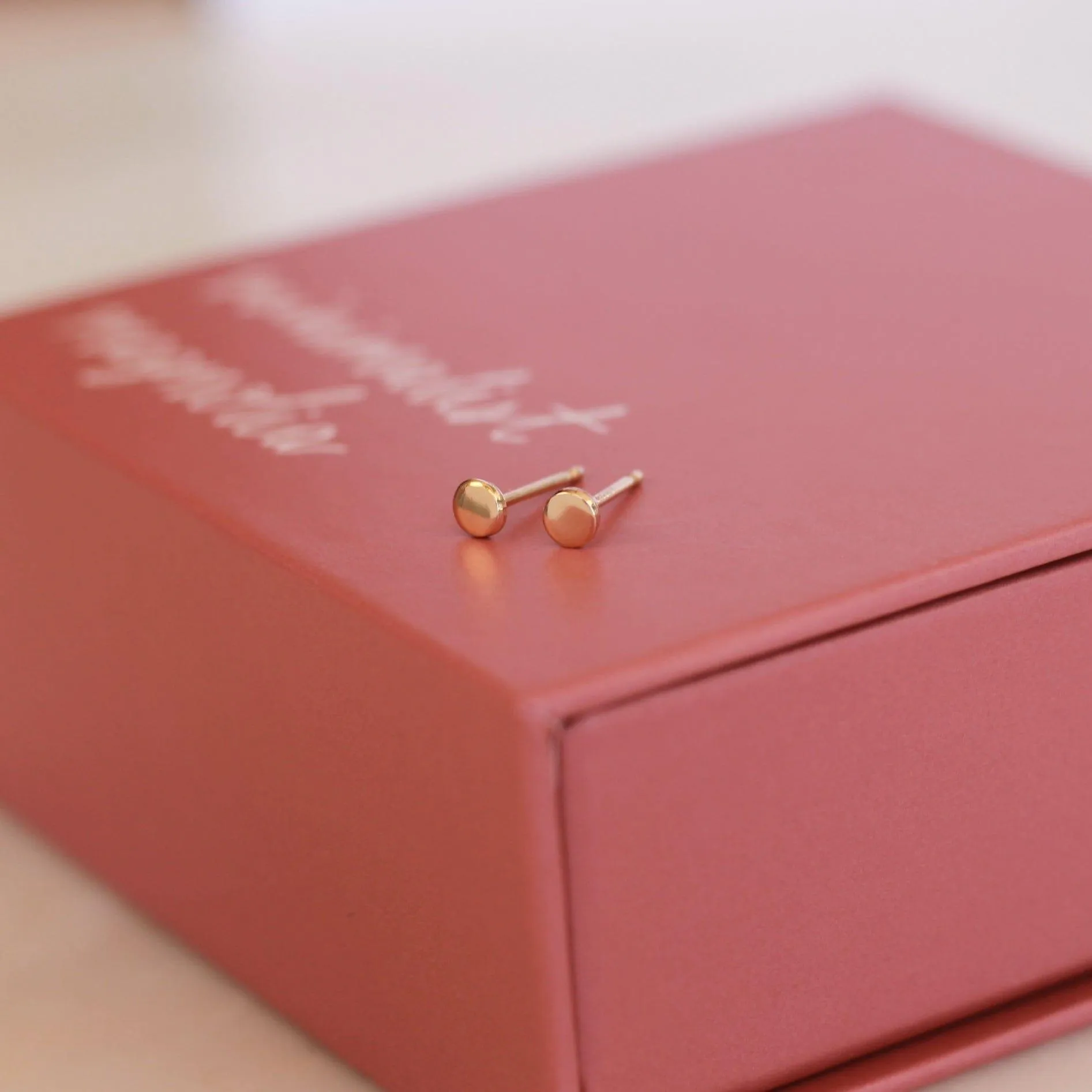 Tiny Dot Stud Earrings
