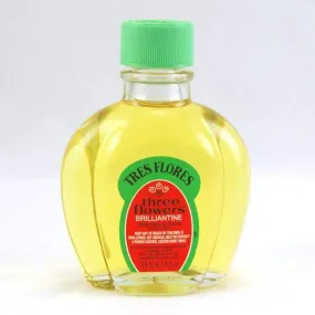 Tres Flores Brilliantine Hair Oil, 4 oz.