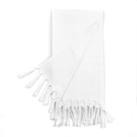 Turkish Cotton Hand Towel | Blanc in White