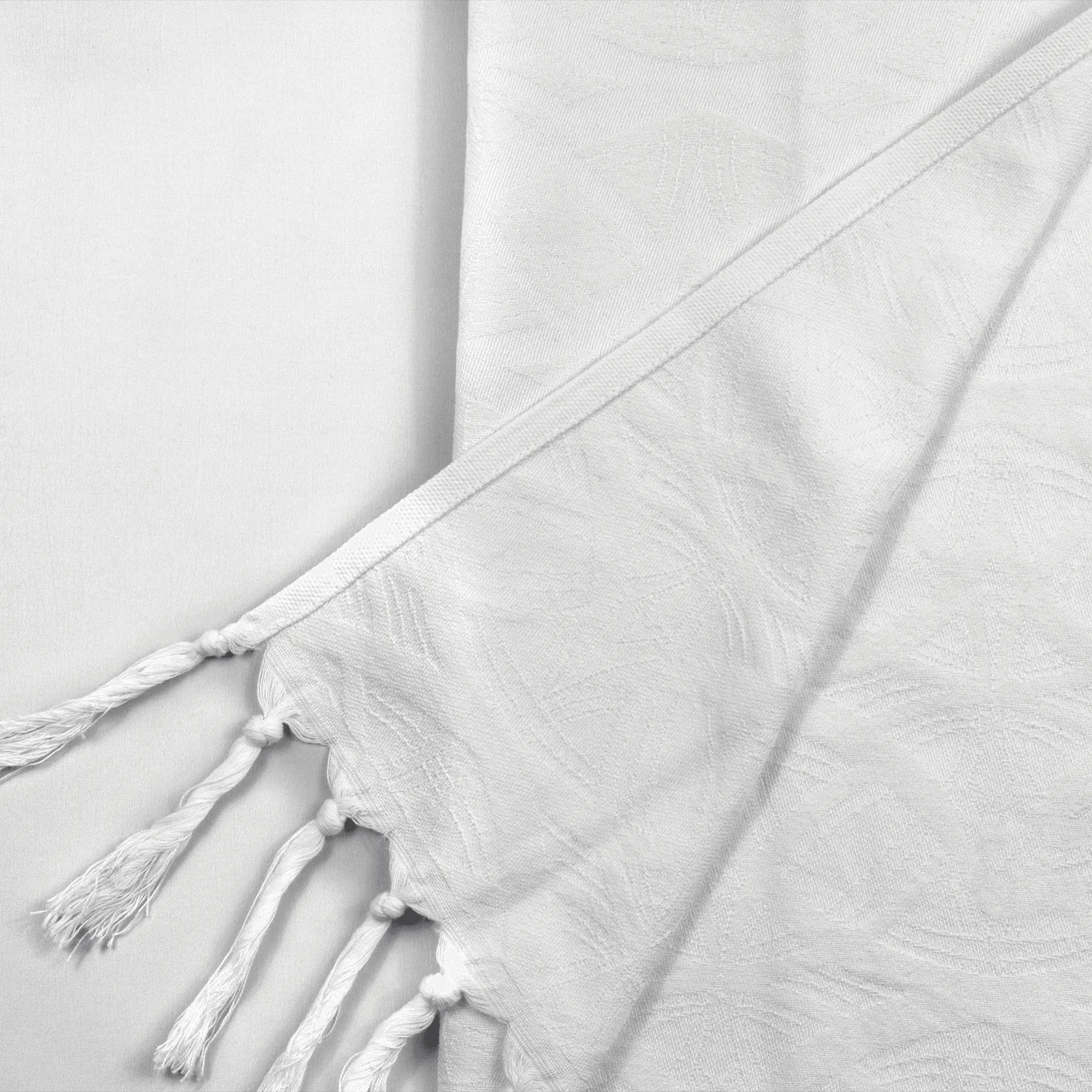 Turkish Cotton Hand Towel | Blanc in White