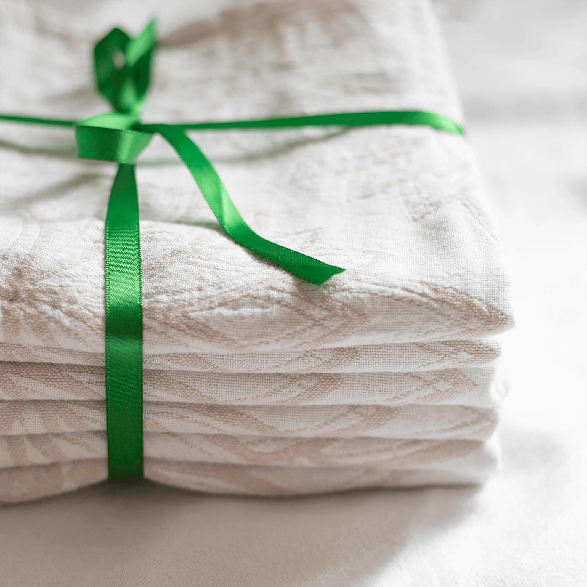 Turkish Cotton Hand Towel | Horona in Oat   White