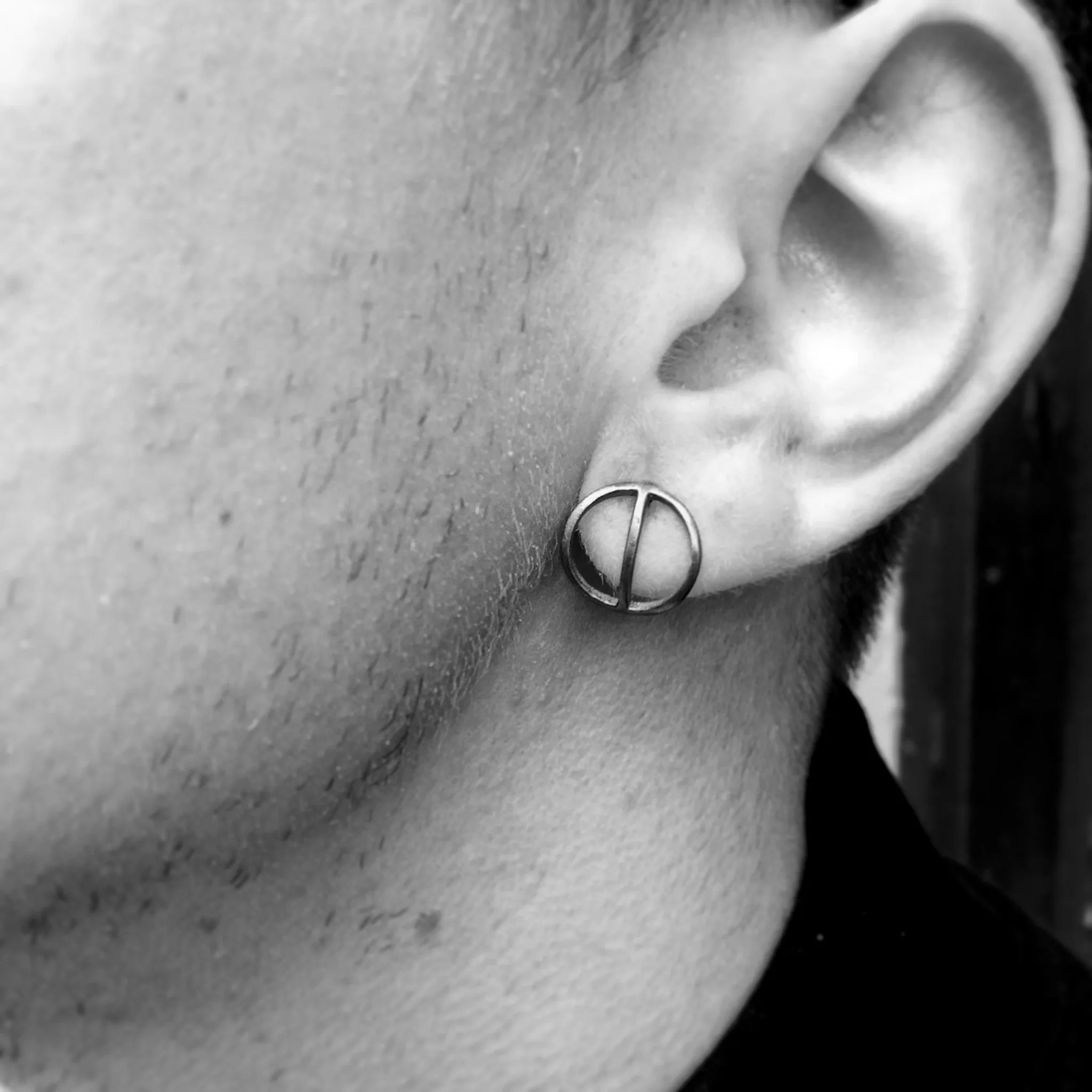 Tyyni Hoop Dangle Earring Silver Or Bronze