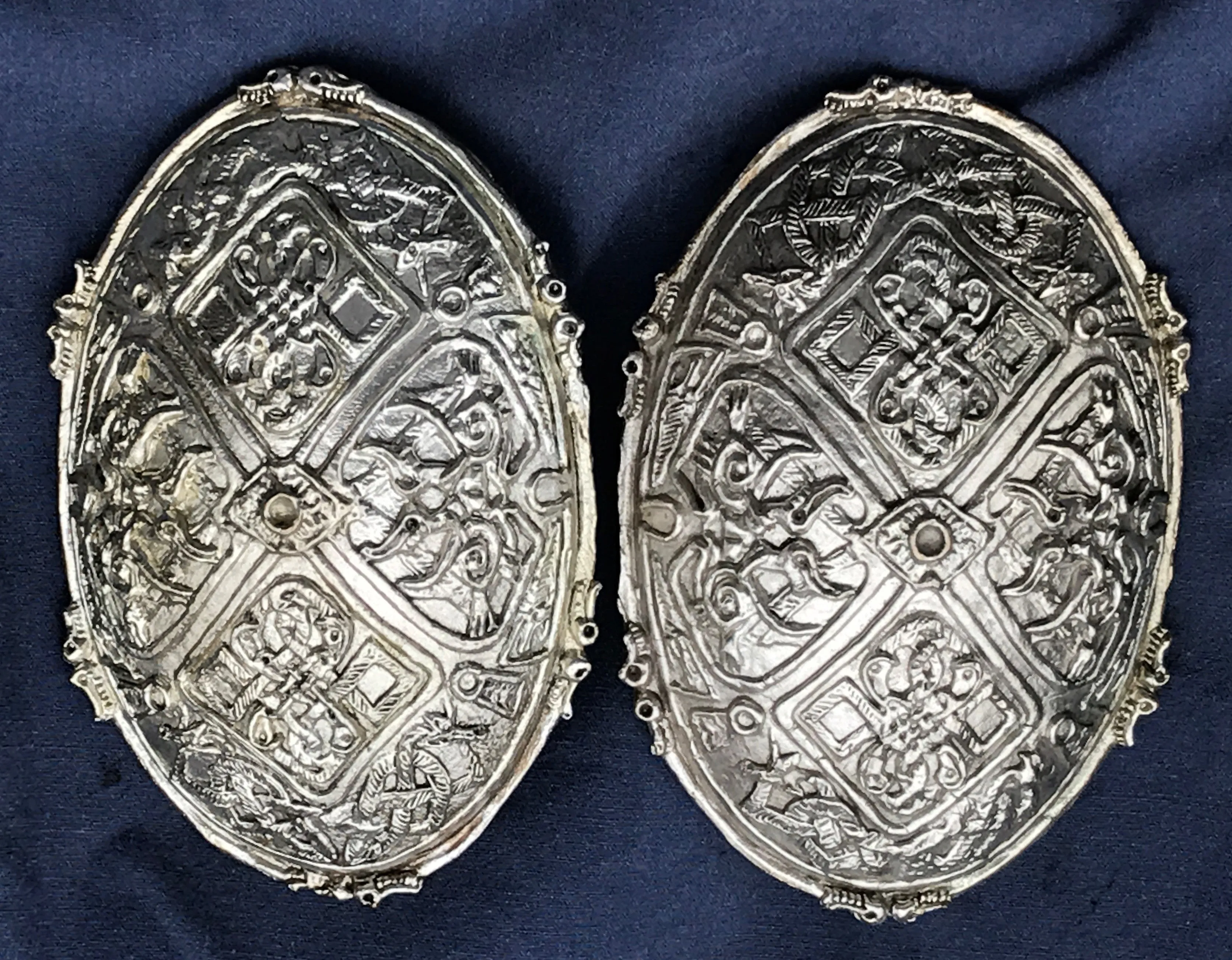 Viking Floral Turtle Brooches - TB07