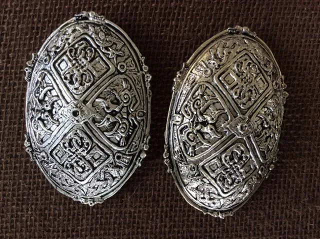 Viking Floral Turtle Brooches - TB07