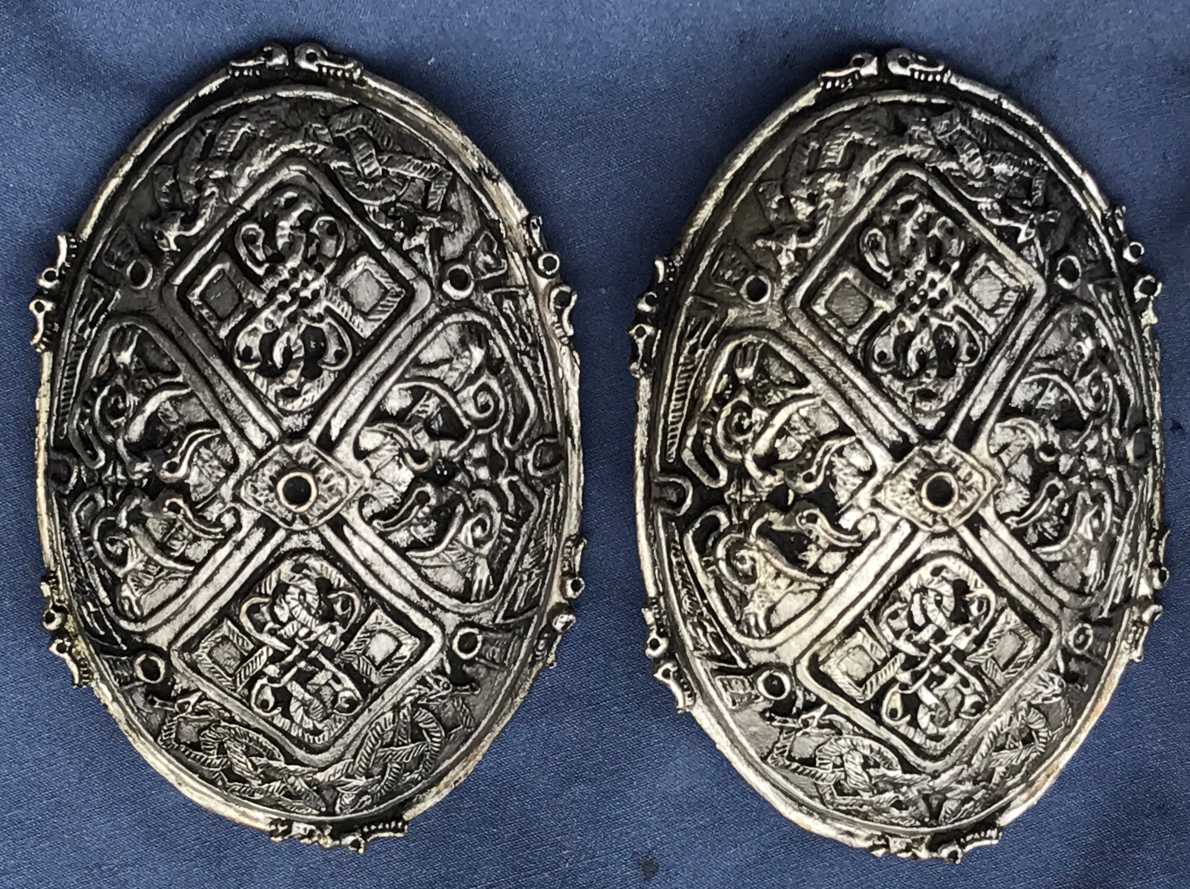 Viking Floral Turtle Brooches - TB07