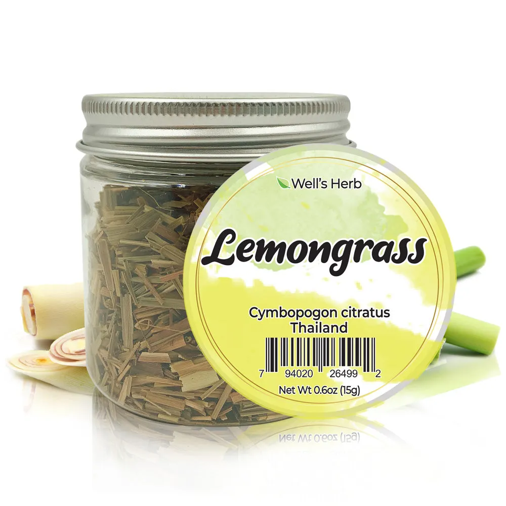 Well's Herb Dried Lemongrass | 0.6 oz.