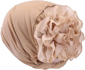 Women Flower Elastic Turban Beanie Wrap Chemo Cap Hat